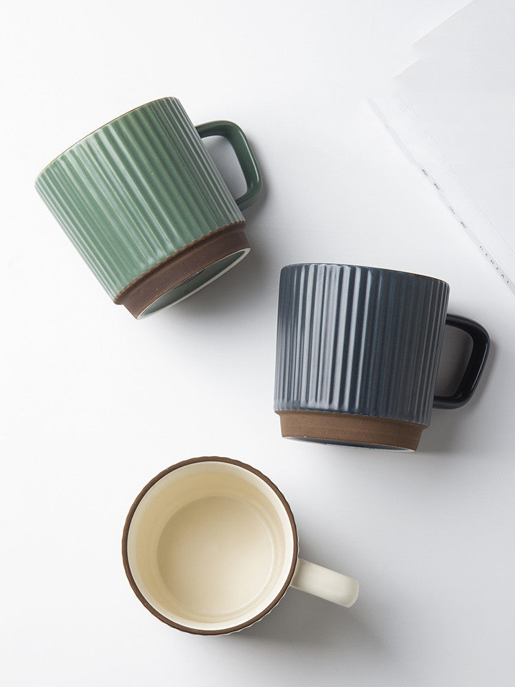 Taza de Café de Cerámica Retro Japonesa - Estilo Nórdico