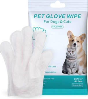 Guantes de Limpieza Sin Baño para Mascotas